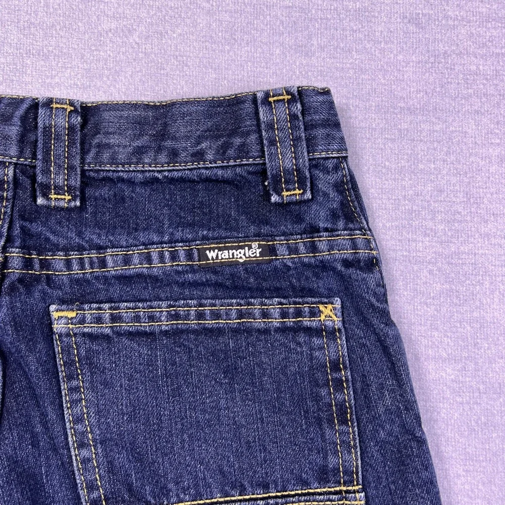 Wrangler Regular Fit Mid Rise Denim Shorts Boys Size 12 Blue‎ Cotton Blend